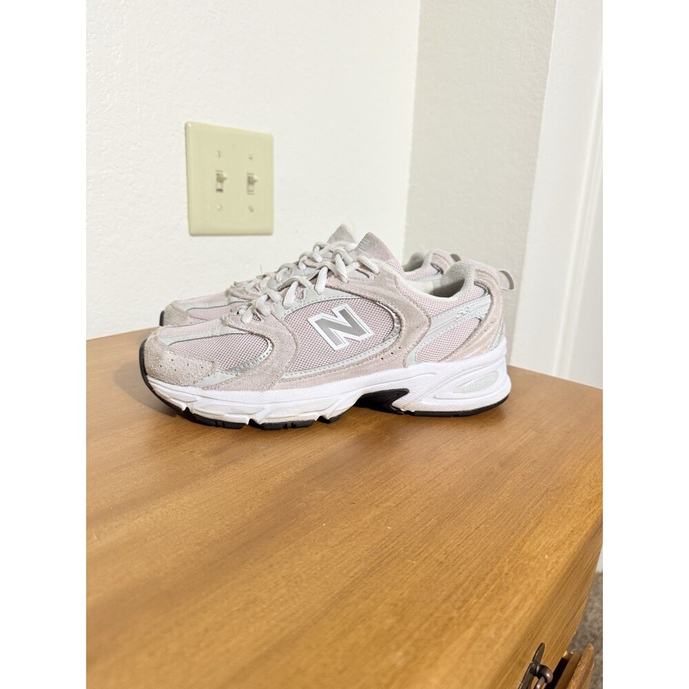 New Balance 530 Pink Grey Sneakers Shoes Kids Size 5Y / Women Size 6.5